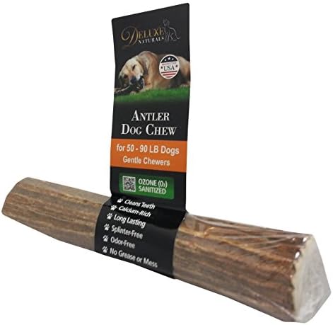 Deluxe Naturals Calcium Stick Elk Antler Chew, Large