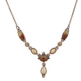 Casablanca Copper Teardrop Necklace