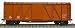 Accurail HO 40' Wood 6-Panel Outside-Braced Box Car w/Wood Ends - Data Only (Oxide)