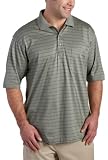 IZOD Men's Short Sleeve Single Jacquard Polo with Cool-FX