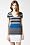 Short Sleeve Graded Technical Stripe T-shirt