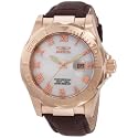 Invicta Men's 1713 Pro Diver Elegant Rose Gold-Tone Leather Watch