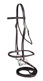 Silver Fox Raised Snaffle Bridle