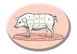 IMAGE OF Wallmonkeys Peel and Stick Wall Decals - Pork - Cuts Butcher - 60