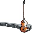 Hofner Icon Series Beatle Bass Left Handed Guitar with Icon B Bass Hardshell Case