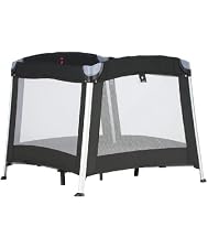 Oomo Roomo Travel Cot and Playpen - Black Lush