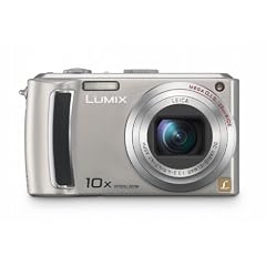 Panasonic DMC-TZ4EG-S Digitalkamera (8 Megapixel, 10-fach opt. Zoom, 6,4 cm (2,5 Zoll) Display, Bildstabilisator) silber
