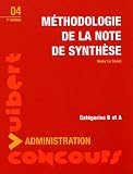 Revue Vuibert  / Méthodologie de la note de synthèse : Catégories A et B