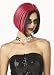 Neon Flux Wig (Hot Pink/Black;One Size)