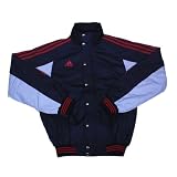 ADIDAS サーマル3ストライプグラウンドコート(ダークネイビー×ライトグレー)