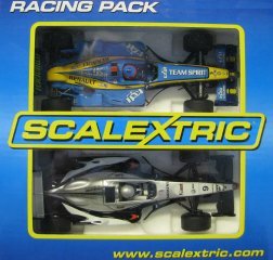 Childrens Toyshop  Toys : Twin Pack - Renault (Alonso) & McLaren (Raikkonen)