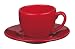 Waechtersbach Espresso Cup and Saucer, Set of 4, Cherry
