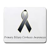 Primary Biliary Cirrhosis Awareness Ribbon Mouse Pad