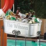 Personalized Galvanized Beverage Tub