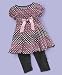 Sweet Heart Rose Baby Girl Multi Dot Dress Set
