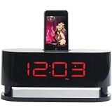 Coby Csmp162Blk Am/Fm Big Led Clock Radio With Ipod Docking Stereo Speaker System