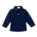 Baby Boy Long Sleeve T-shirt Suspender Straps and Pants Clothing Sets Outfit 2-3Years Navy Blue (Tag size:100)