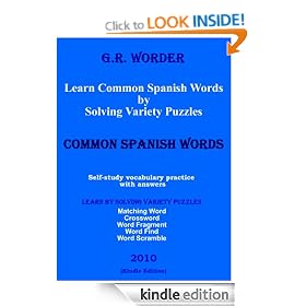Learn Common Spanish Words by Solving Variety Puzzles