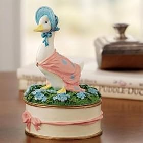 Beatrix Potter - Jemima Puddle Trinket Pot