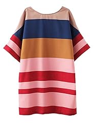 Girls Sexy Short Sleeves Striped Print Illusion Homecoming Dress/Party Dress/Wedding Dress/Mini Dress 