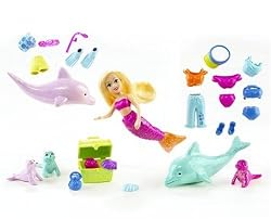 Polly Pocket Sea Chic Boutique in shell shaped bag