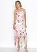 Short Party Dress by Sean Collection Silk Print Beaded Cocktail Dress (8375)