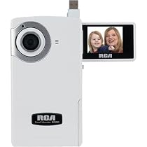 RCA EZ201 Small Wonder 60 Minute Point-and-Shoot Camcorder (White)