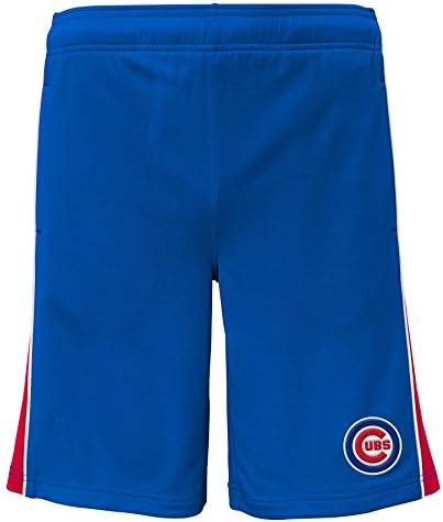 MLB Chicago Cubs Youth Boys 8-20 Baseball Classice Short-M (10-12)