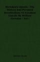 Herndon's Lincoln - The History And Personal Recollections Of Abraham Lincoln By William Herndon - Vol I