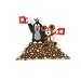 3D K�hlschrankmagnet - "Der kleine Maulwurf & seine Freundin die Maus"