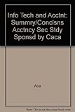 Information technology and the accountant : summary and conclusions of an accountancy sector study