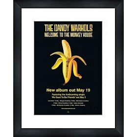 DANDY WARHOLS Welcome to the Monkey House - Framed Original Advert
