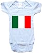 ITALY - Italian Flag - Flag Series - White, Blue or Pink Onesie / Baby T-shirt
