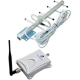 GSM 850MHz 70db Cellular Cell Phone Mobile signal Booster Repeater Amplifier with Outdoor Yagi Antenna and wireless indoor mini Antenna Kit