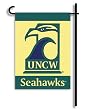 North Carolina (Wilmington) Seahawks Garden Flag - Unc Wilmington Garden Flag