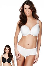 2 Pack Limited Collection Padded Full Cup DD-GG Bras with Modal