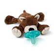 Wubbanub Infant Plush Pacifier ~ Brown Bear