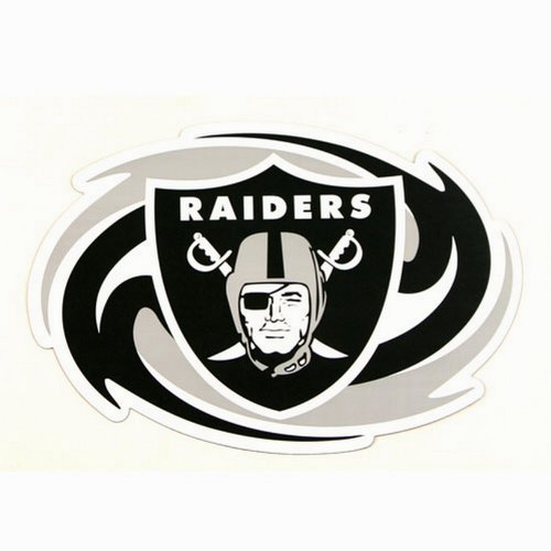 OAKLAND RAIDERS NFL Car Sport Magnet Bright Colors Big New 12