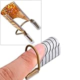 10 Reusable Nail Art Forms UV Gel Tips Acrylic French