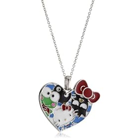 Hello Kitty Sterling-Silver 50th Anniversary Pendant