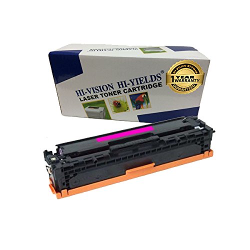 HI-VISION ® Compatible HP 305A, CE413A Magenta Toner Cartridge Replacement for LaserJet Pro 400 color MFP M475dn, MFP M475dw, M451dn, M451nw, M451dw, LaserJet Pro 300 color MFP M375nw