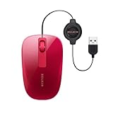 Belkin F5L051-ICR Retractable Comfort Mouse Infrared/Candy Red
