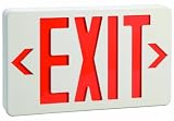 Design House 512954 Ebyit-Light Red LED Display with 3 Hour Battery, 7.25-Inch by 11-7/8-Inch, White