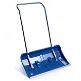 from Prosperplast Snow shovel plow with castors, metal shaft and plastic scoop 820 x 435 cm Model 14057