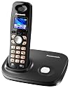 Panasonic KX-TG8011GT, strahlungsarmes DECT Schnurlostelefon mit Farbdisplay, titan-schwarz