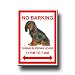 Cavalier King Charles Spaniel No Barking Fridge Magnet No 3