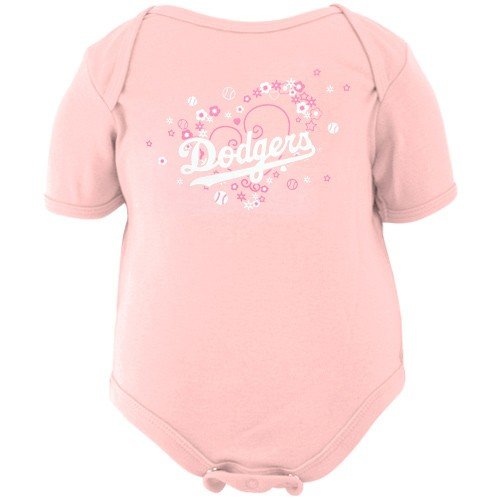Majestic L.A. Dodgers Newborn Pink Sweet Team Creeper (3-6 Months)