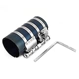 uxcell　ピストンリングコンプレッサー　車　交換用　メタル　L型レンチ　90mm-175mm