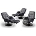 3 New Black Recliners - Great for Home Movie Theater Seating!