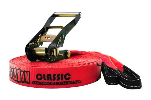 Gibbon 23M Classic Slackline, Red, 23 Meters